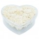 Mila Acrylic Large Heart - White Cream