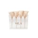 Mila Acrylic Mini Table - Champagne