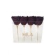 Mila Acrylic Mini Table - Velvet purple