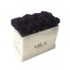 Mila Acrylic White Marble - Velvet purple