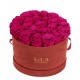 Mila Burgundy Velvet Large - Fuchsia