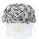 Mila Classique Large Dome Blanc Classique - Metallic Silver