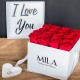 Mila Classique Medium Blanc Classique - Rouge Amour