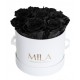 Mila Classique Small Blanc Classique - Black Velvet