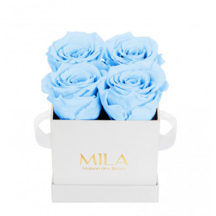 Mila Classique Mini Blanc Classique - Baby blue