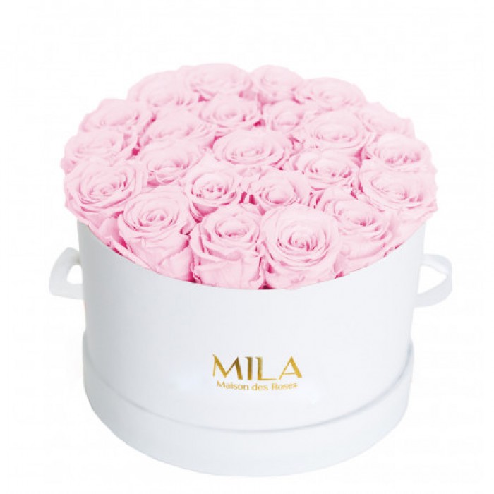 Mila Classique Large Blanc Classique - Pink Blush