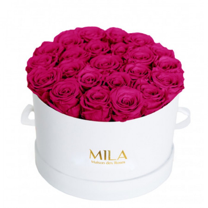 Mila Classique Large Blanc Classique - Fuchsia