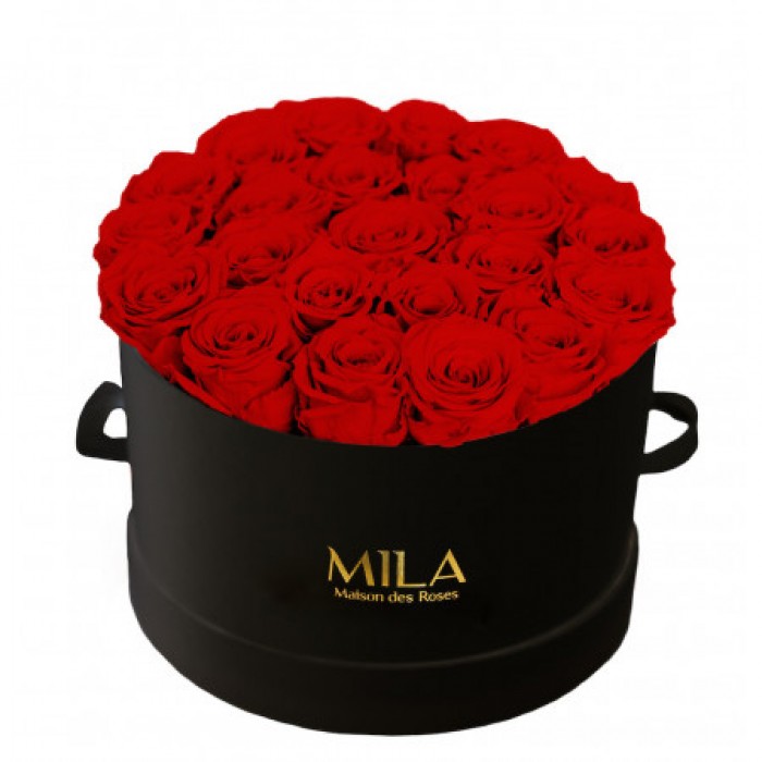 Mila Classique Large Noir Classique - Rouge Amour