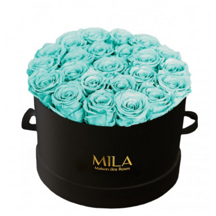 Mila Classique Large Noir Classique - Aquamarine