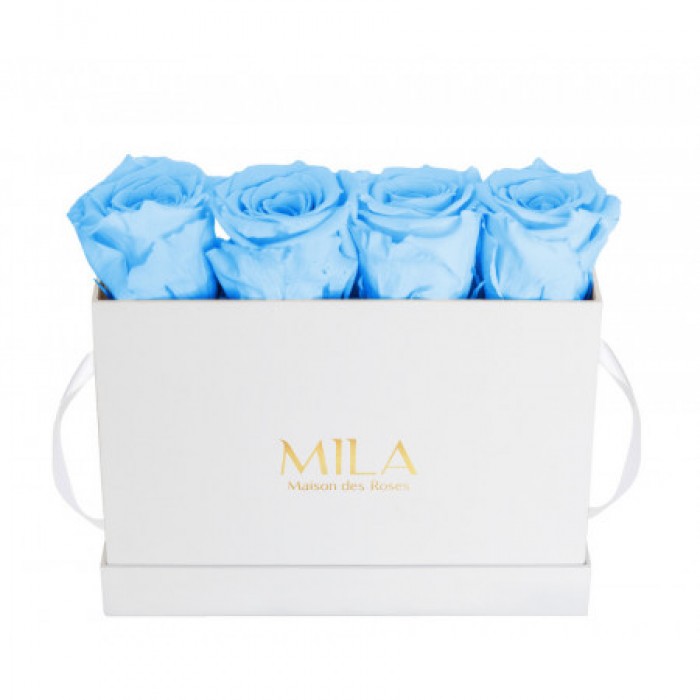 Mila Classique Mini Table Blanc Classique - Baby blue