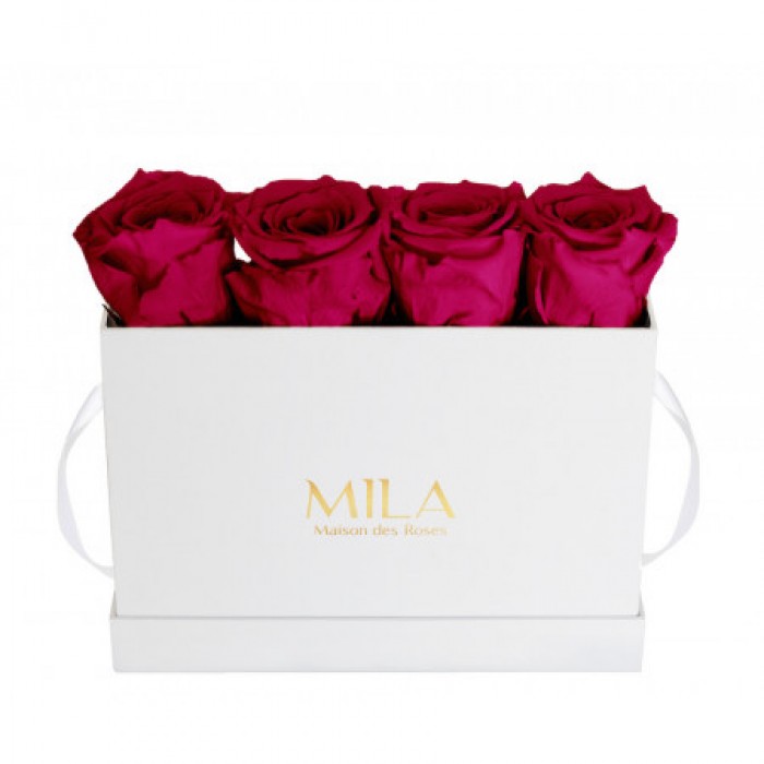 Mila Classique Mini Table Blanc Classique - Fuchsia