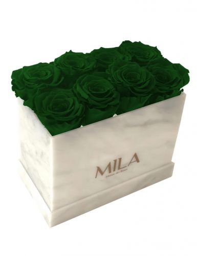 Produit Mila-Roses-00408 Mila Acrylic White Marble - Emeraude