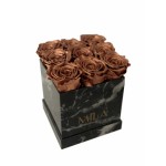  Mila-Roses-00421 Mila Acrylic Black Marble - Metallic Copper