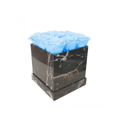 Produit Mila-Roses-00423 Mila Acrylic Black Marble - Baby blue