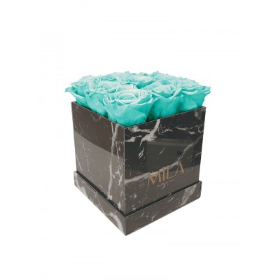 Produit Mila-Roses-00424 Mila Acrylic Black Marble - Aquamarine