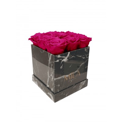 Produit Mila-Roses-00430 Mila Acrylic Black Marble - Fuchsia