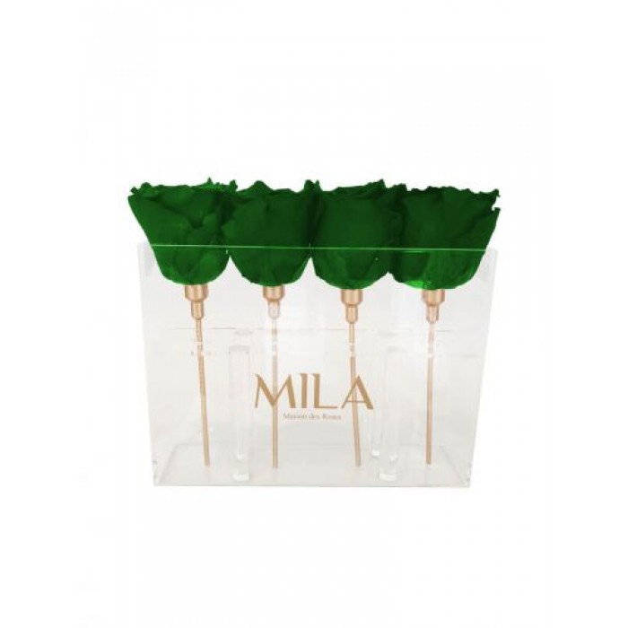 Mila Acrylic Mini Table - Emeraude