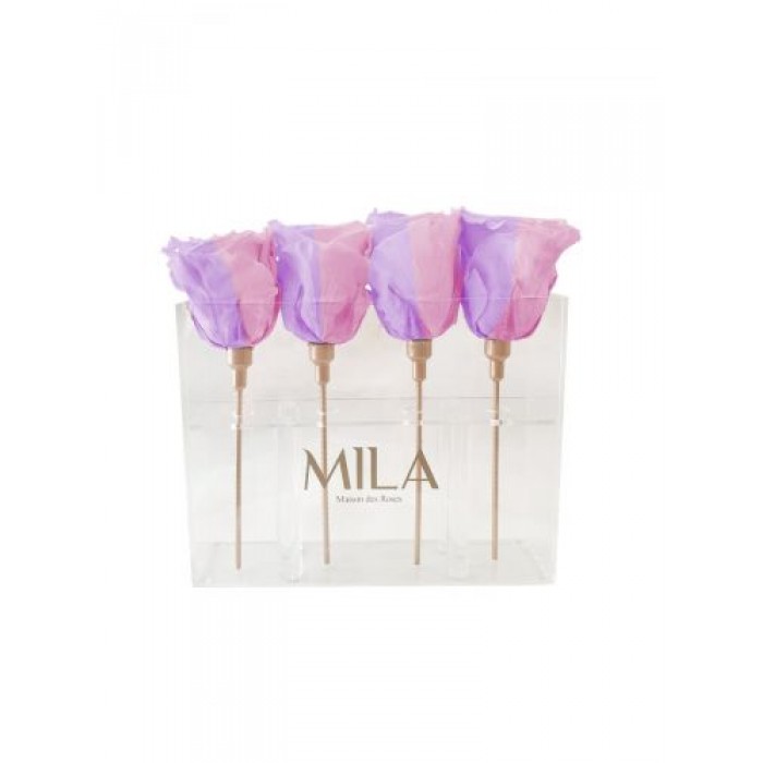 Mila Acrylic Mini Table - Vintage rose