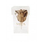  Mila-Roses-00466 Mila Acrylic Single Stem - Metallic Gold