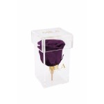  Mila-Roses-00476 Mila Acrylic Single Stem - Velvet purple