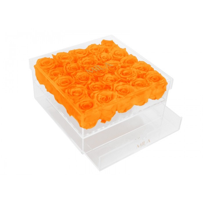 Mila Acrylic Large Bijou - Orange Bloom