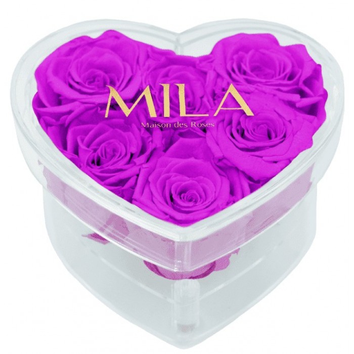 Mila Acrylic Small Heart - Violin