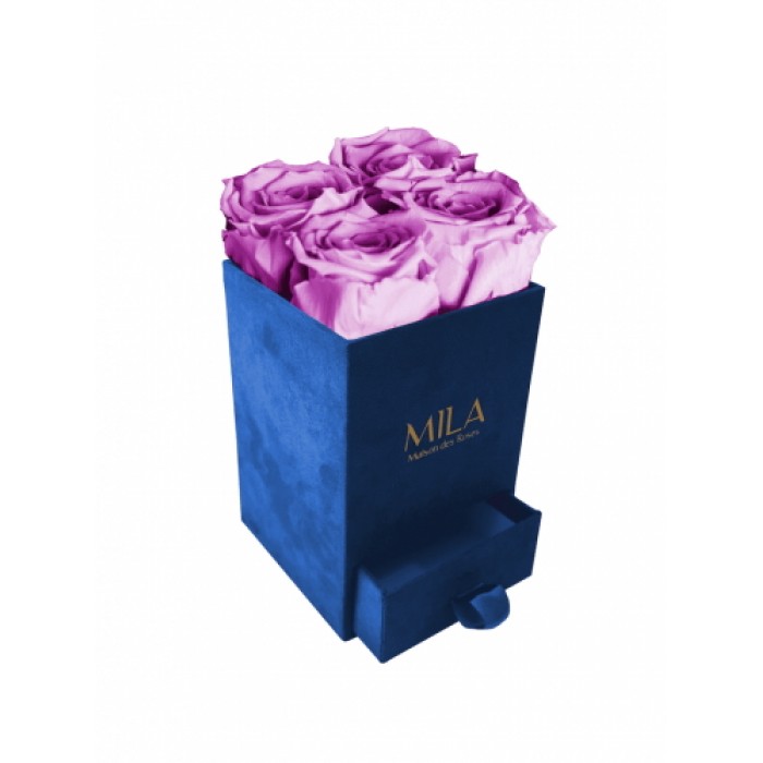 Mila Velvet Mini Royal Blue Velvet Mini - Mauve