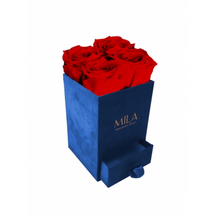 Mila Velvet Mini Royal Blue Velvet Mini - Rouge Amour