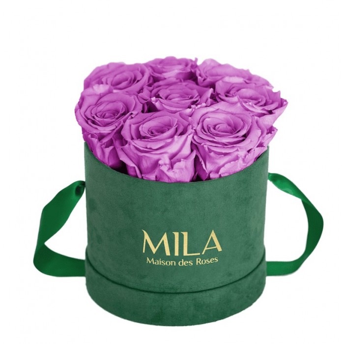 Mila Velvet Small Emeraude Velvet Small - Mauve