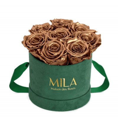 Produit Mila-Roses-01027 Mila Velvet Small Emeraude Velvet Small - Metallic Copper