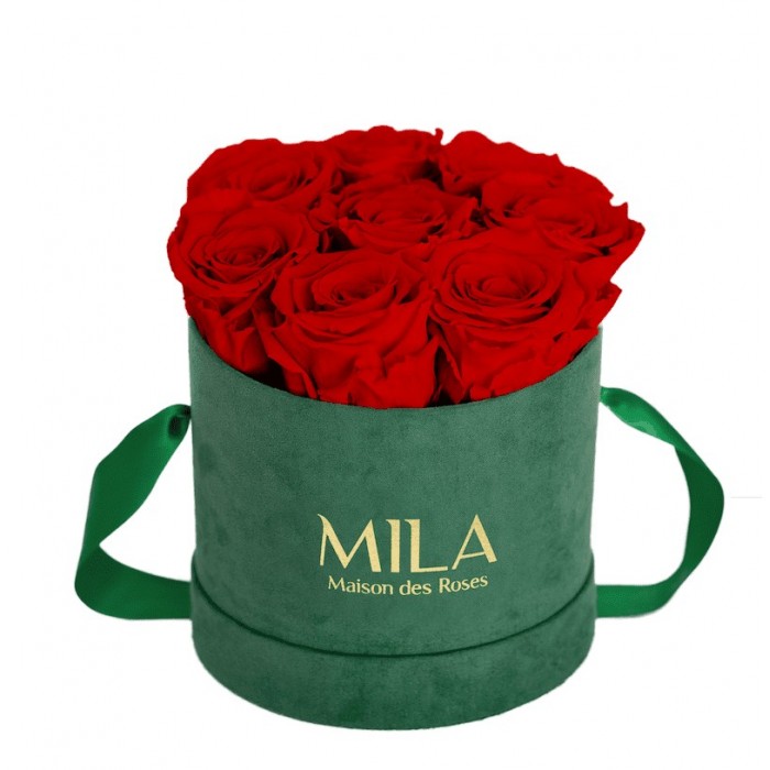 Mila Velvet Small Emeraude Velvet Small - Rouge Amour