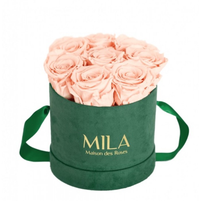 Mila Velvet Small Emeraude Velvet Small - Pure Peach