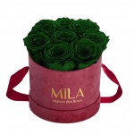  Mila-Roses-01065 Mila Velvet Small Burgundy Velvet Small - Emeraude