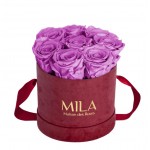  Mila-Roses-01069 Mila Velvet Small Burgundy Velvet Small - Mauve