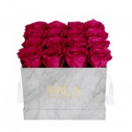  Mila-Roses-01090 Mila Medium Marble Marble - Fuchsia