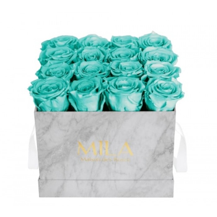 Mila Medium Marble Marble - Aquamarine