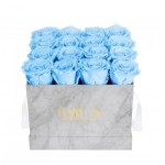  Mila-Roses-01097 Mila Medium Marble Marble - Baby blue