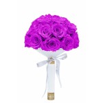  Mila-Roses-01164 Mila Large Bridal Bouquet - Violin