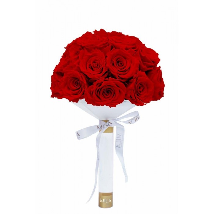 Mila Large Bridal Bouquet - Rouge Amour