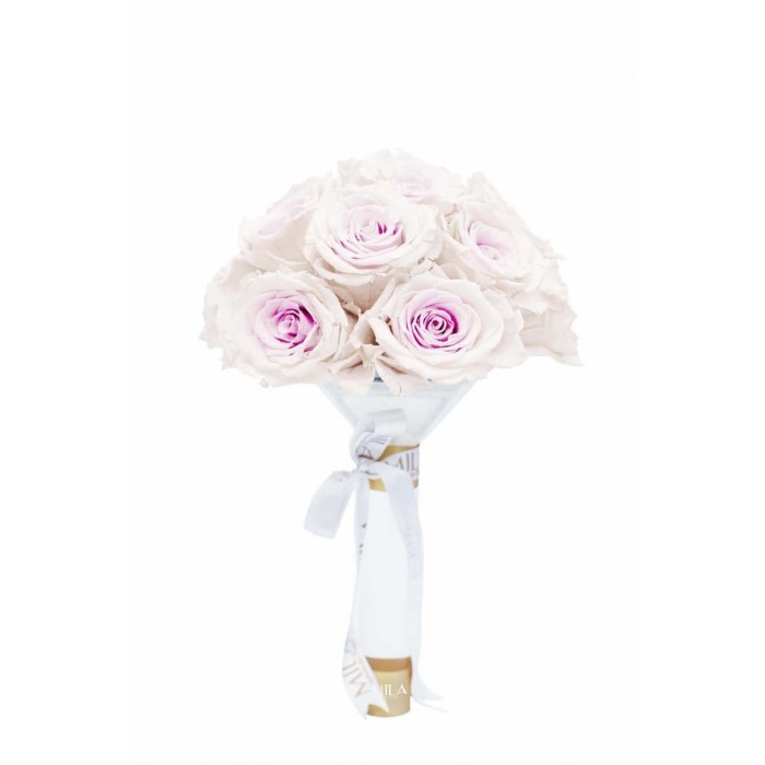 Mila Small Bridal Bouquet - Pink bottom