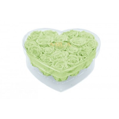 Produit Mila-Roses-01381 Mila Acrylic Large Heart - Mint