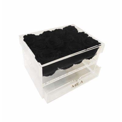 Produit Mila-Roses-01544 Mila Acrylic Medium Bijou - Black Velvet