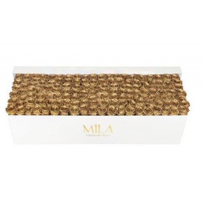 Produit Mila-Roses-01725 Mila Classique Royale Blanc Classique - Metallic Gold