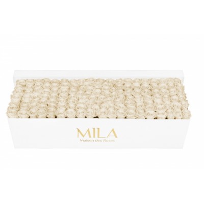 Produit Mila-Roses-01734 Mila Classique Royale Blanc Classique - White Cream