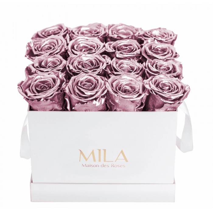 Mila Classique Medium Blanc Classique - Metallic Rose Gold