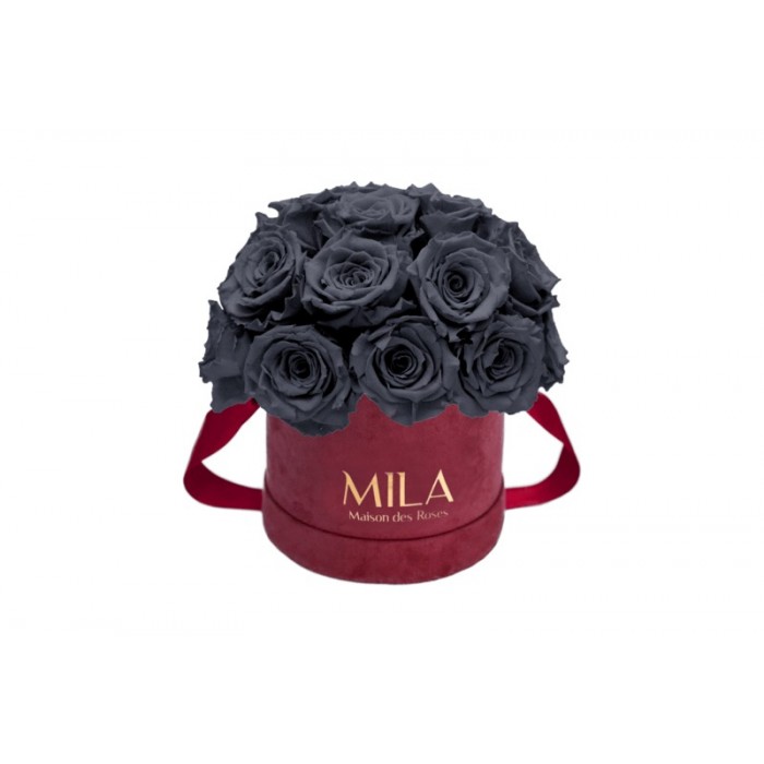 Mila Classique Small Dome Burgundy - Grey