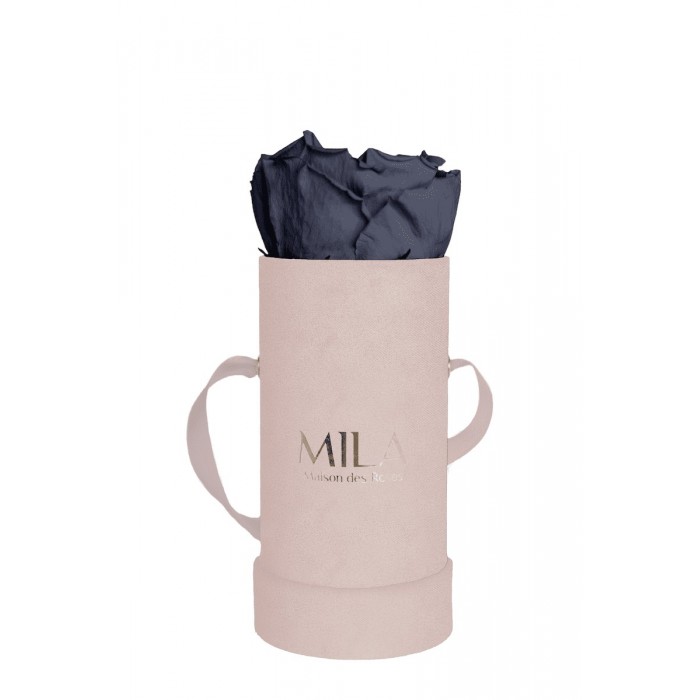 Mila Velvet Baby Old Pink Velvet Baby - Grey