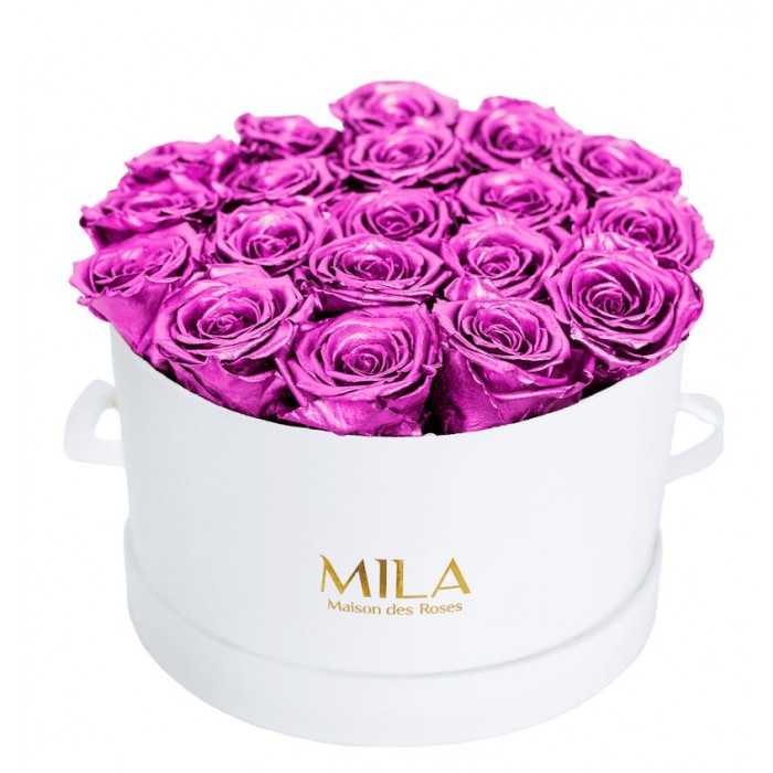 Mila Classique Large Blanc Classique - Metallic Pink