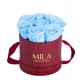 Mila Velvet Small Burgundy Velvet Small - Baby blue