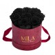 Mila Velvet Small Burgundy Velvet Small - Black Velvet